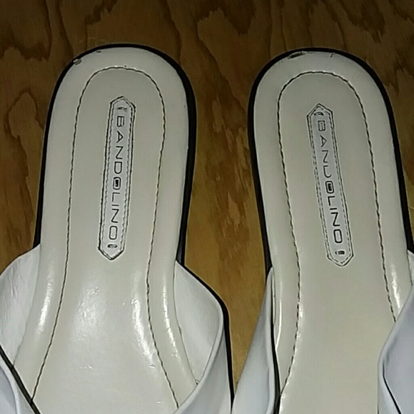 BANDOLINO PARTRIDGE LEATHER SANDAL*WHITE*SIZE 10M* - Picture 2 of 8